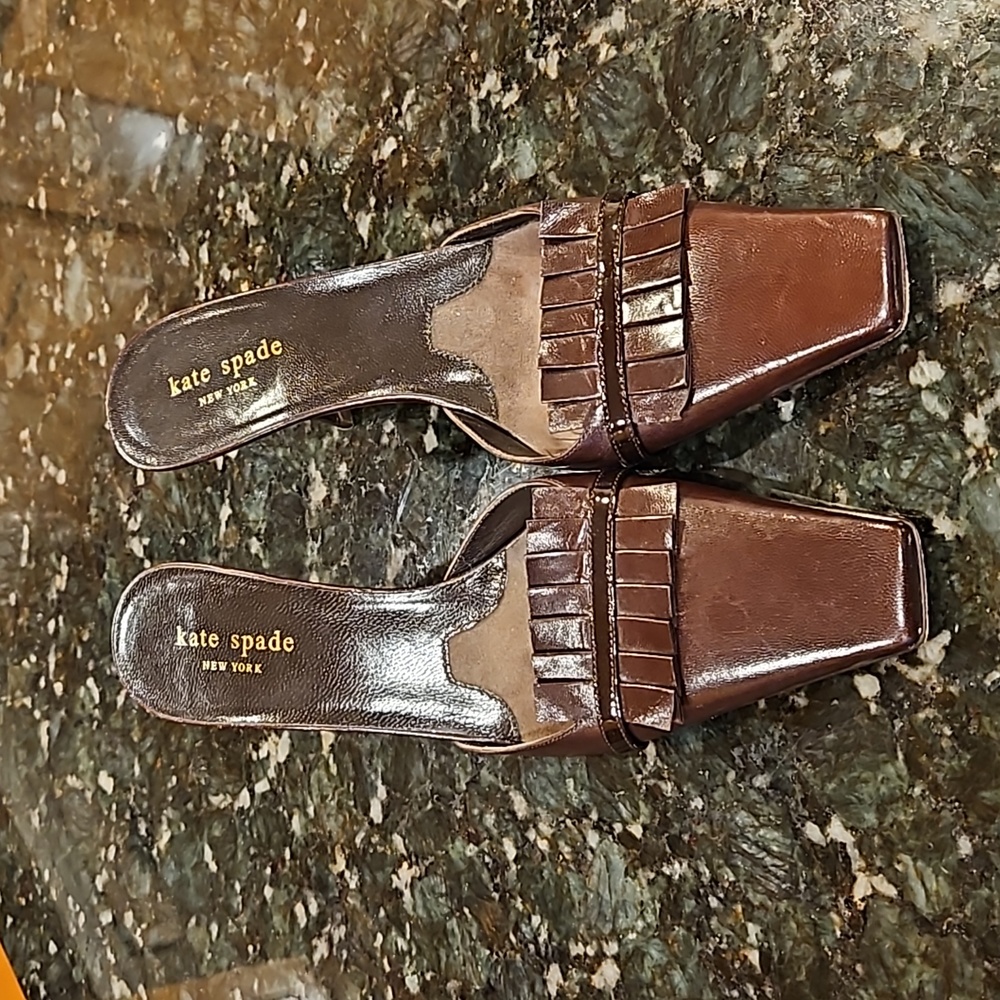 Kate Spade mule heels